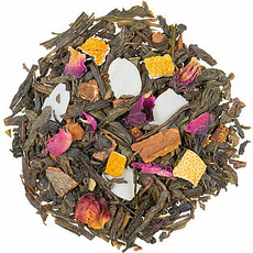 Grner Tee Wintertee mit Fruchtstcken und Gewrzen, aromatisiert - 100g