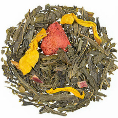 Grner Tee Kleiner Drache aromatisiert mit Krutern und Fruchtstcken - 250g
